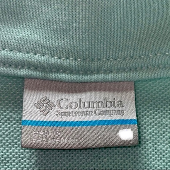 Columbia Sportswear Company Mint Green Mid zippered Women’s Sweater - Picture 9 of 11